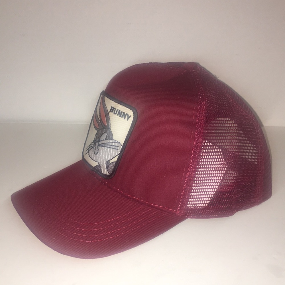 MENS BUNNY PATCH ADJUSTABLE STRAP BACK MESH TRUCKERS CAP NEW UNWORN